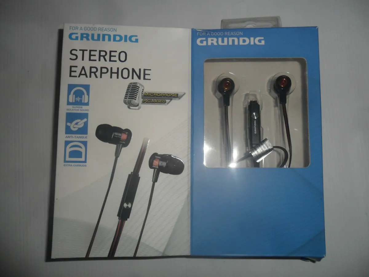 stereo earphone with microphone - Image 1