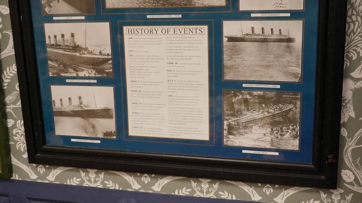 RMS Titanic - Liverpool _ Framed Memorabilia Wall - Image 4