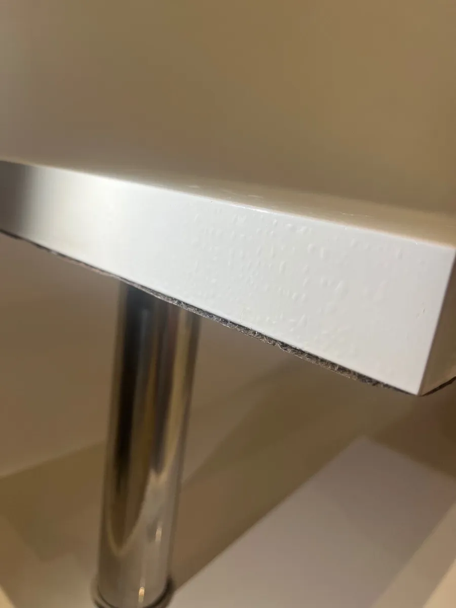 White TV Stand - Image 2