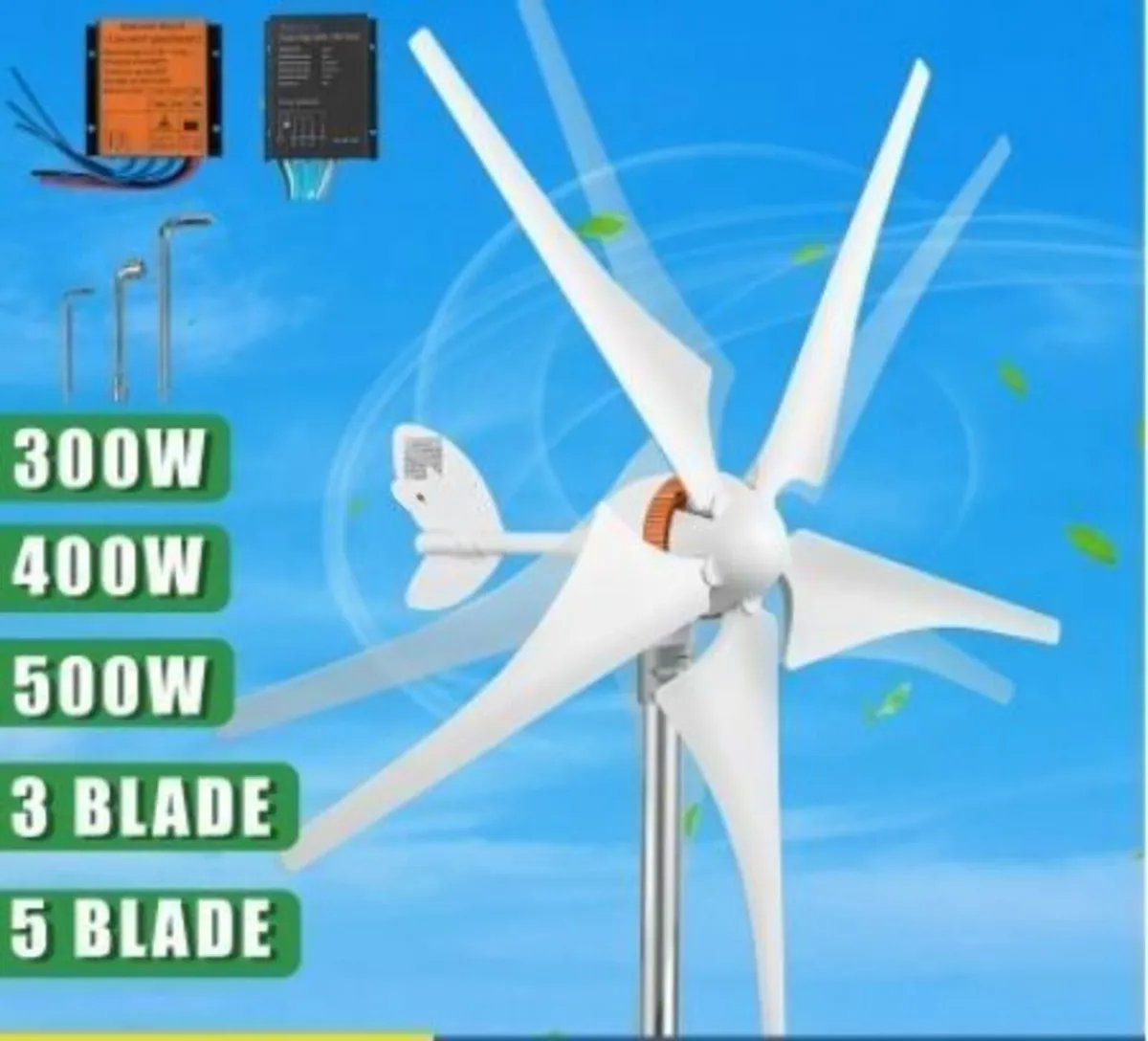 300W Wind Turbine Generator - Image 2