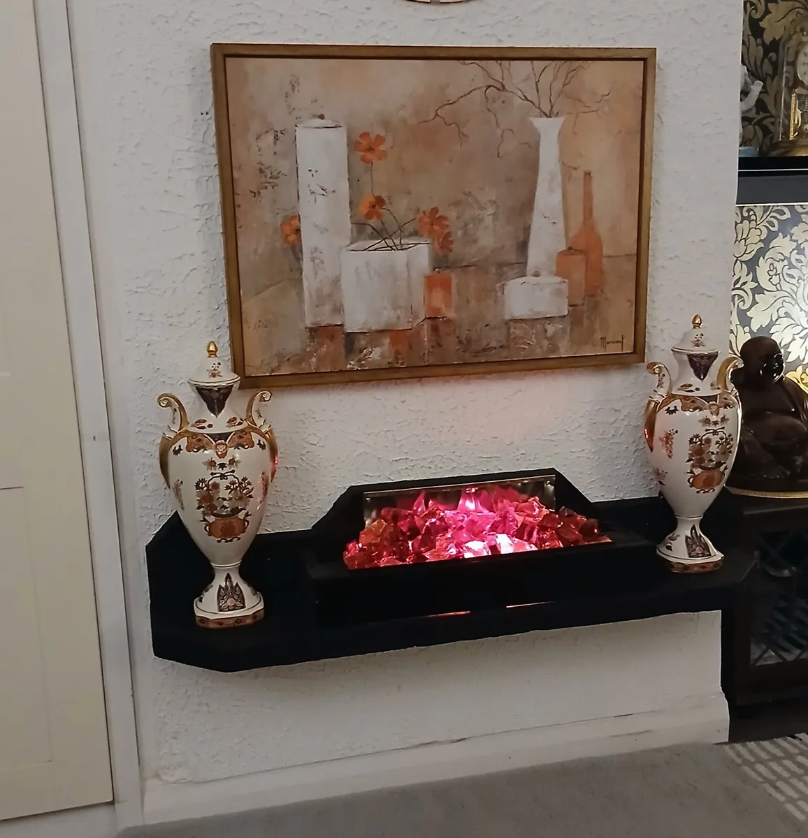 Pair of Large Vintage Chinese Trophy Urns - Image 1