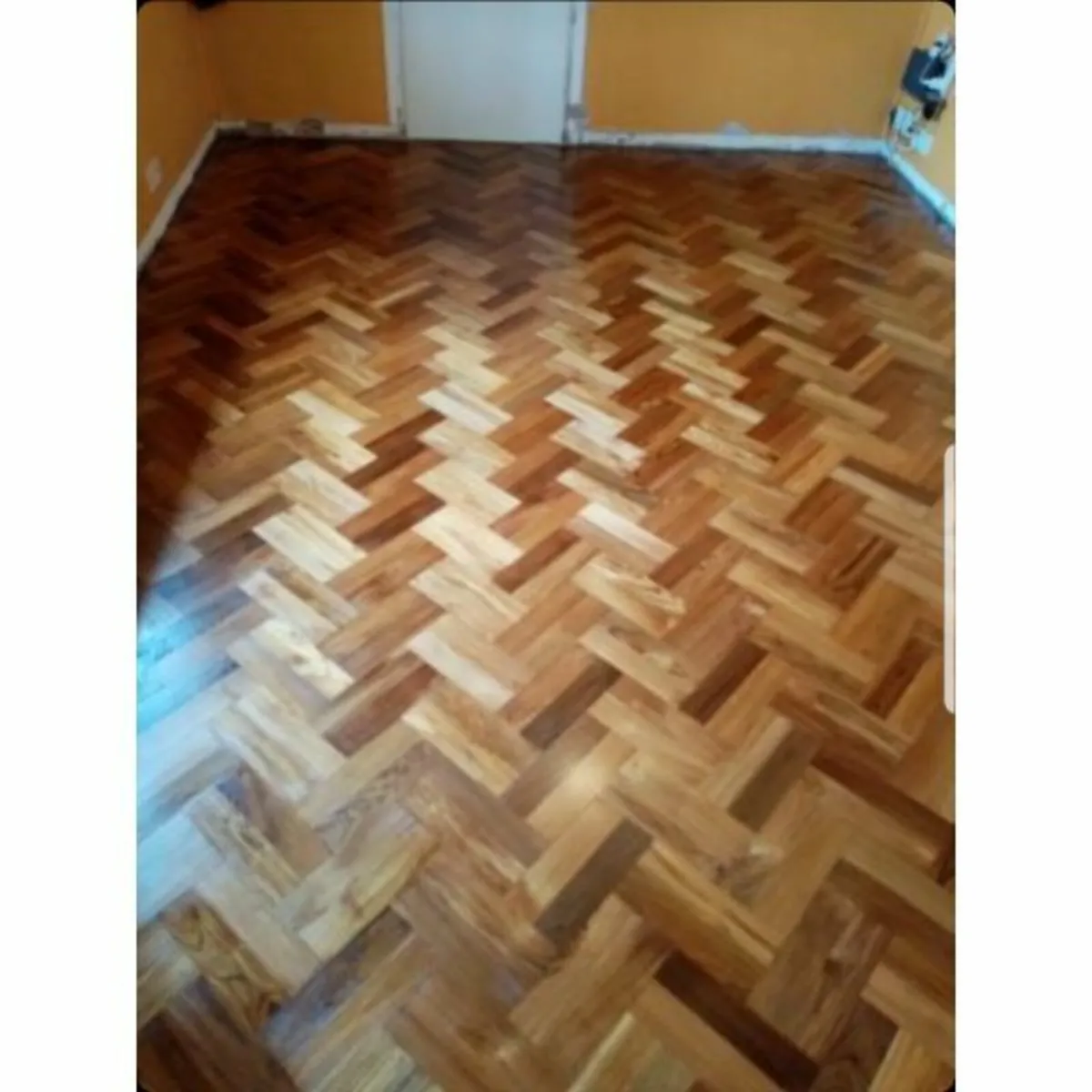 Solid Woodblock Teak Flooring - Image 2