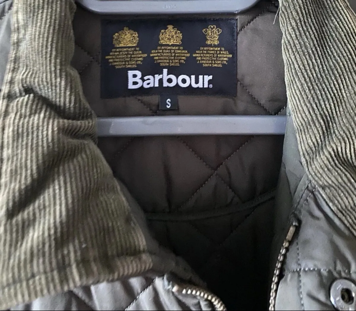 Barbour Men’s Jacket Small Khaki - Image 3