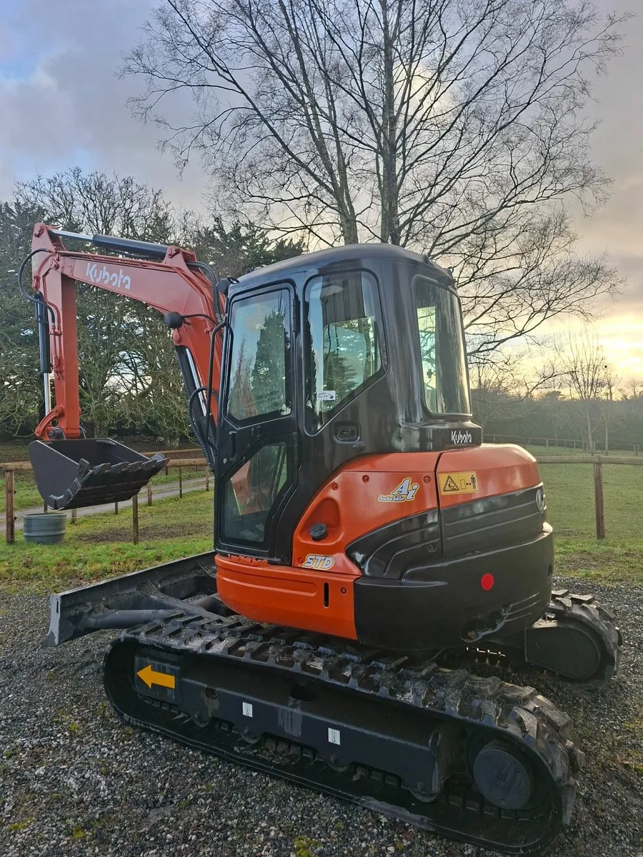 Kubota U55-4 Mini Digger Choice of Two - Image 2