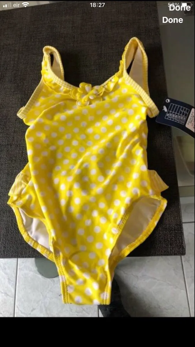 Girls BNWT swimming suit 12/18 mths €2 - Image 3