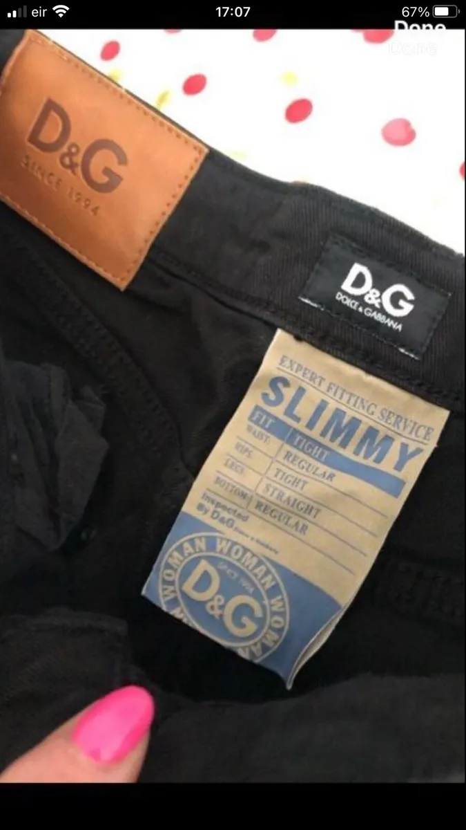 Ladies stunning D&G jeans W28”x L34” €15 - Image 3