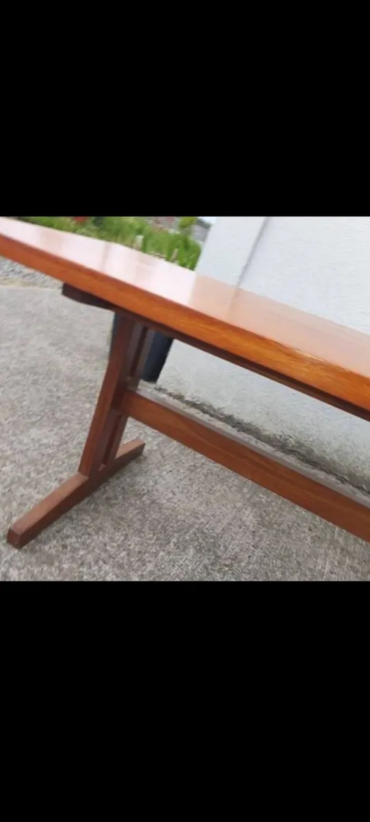 mid century teak coffee table - Image 3