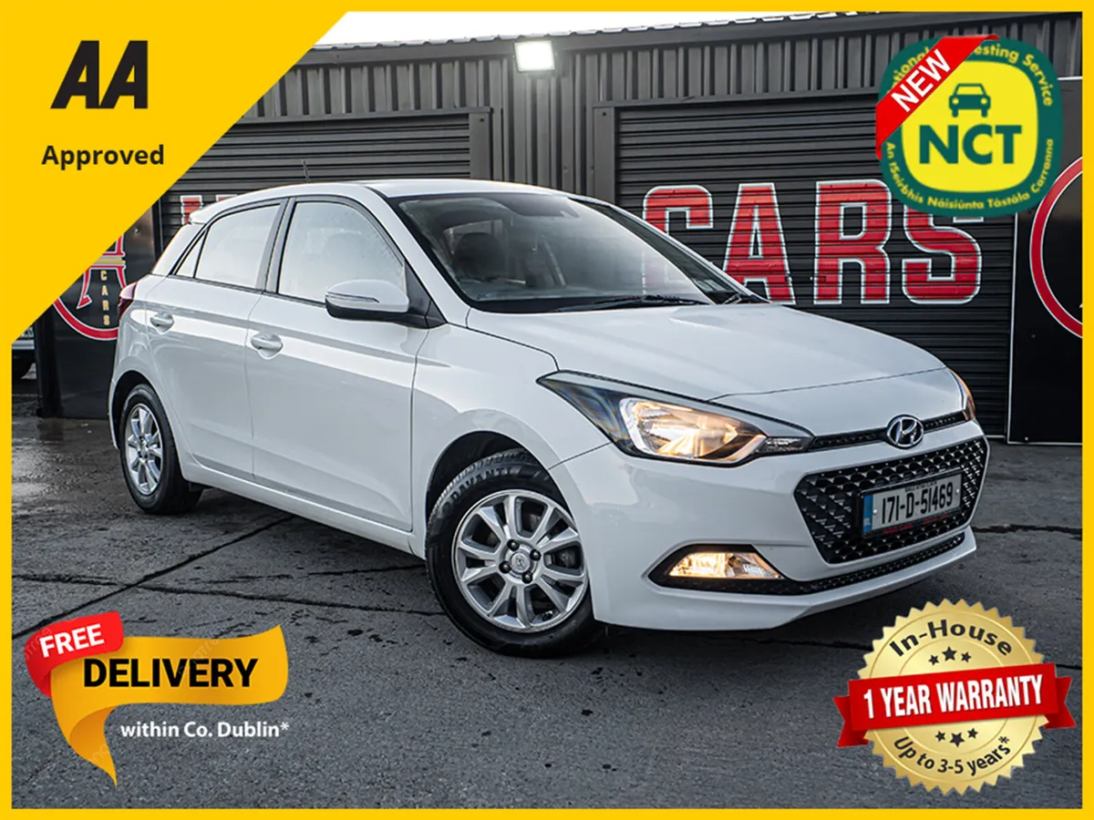 2017 Hyundai I20 1.2/New NCT/1yr warranty - Image 1