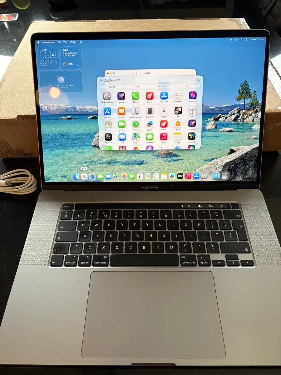 As New 16" Apple Macbook Pro Tahoe Os 512gb Ssd,16 - Image 4
