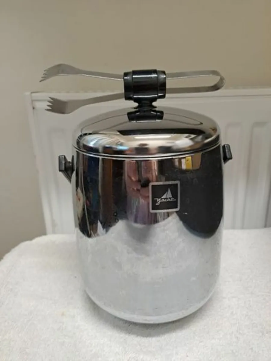 Vintage Chrome Yacht ice bucket - Image 1