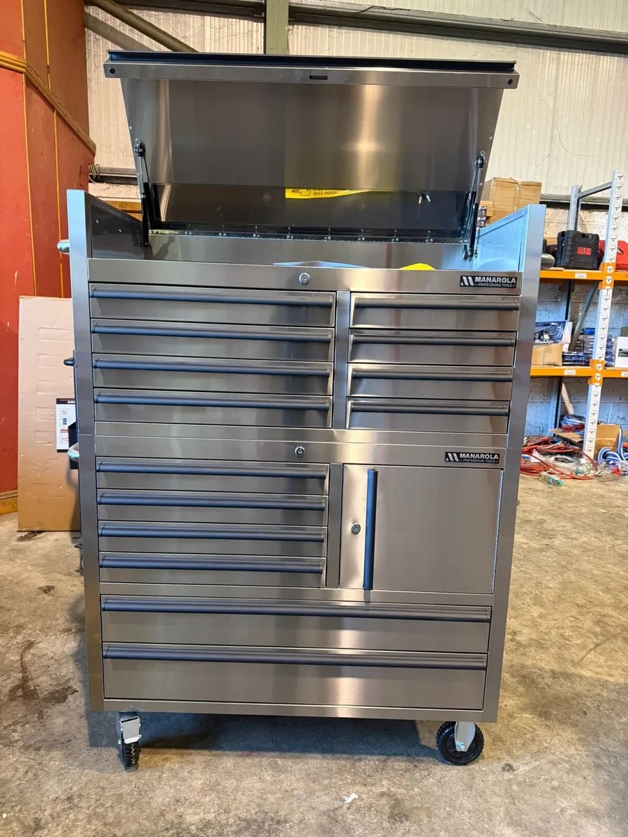 MANAROLA STAINLESS STEEL XXL TOOL CHEST - Image 4