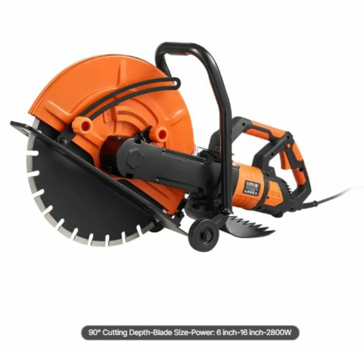 16"/40.6cm Electric Concrete Saw Wet/Dry Saw Cutte - Image 4