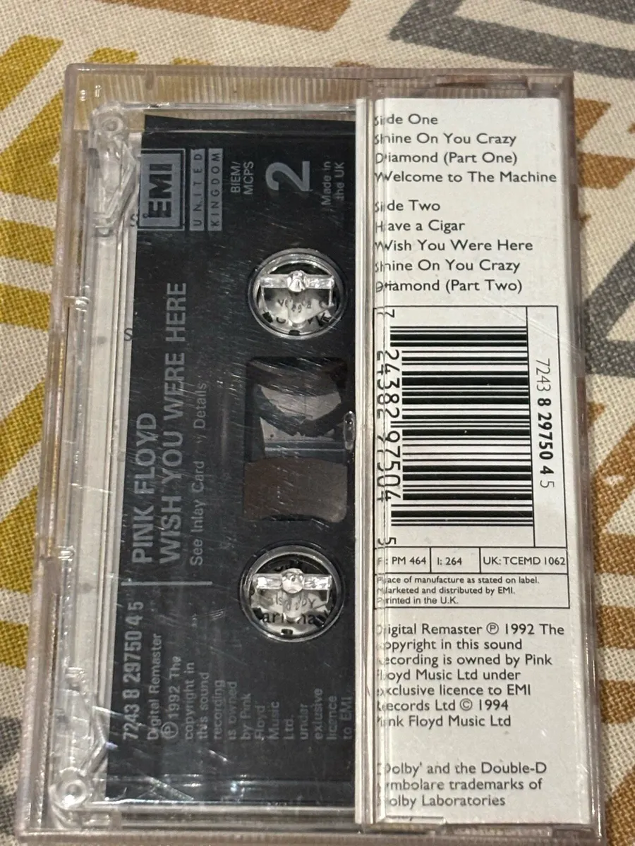 Pink Floyd, wish you were here Audio cassette - Image 2