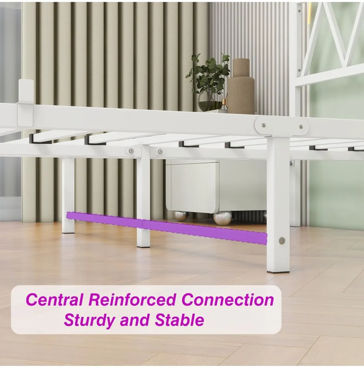 Double Bed Frame with Storage - Image 3