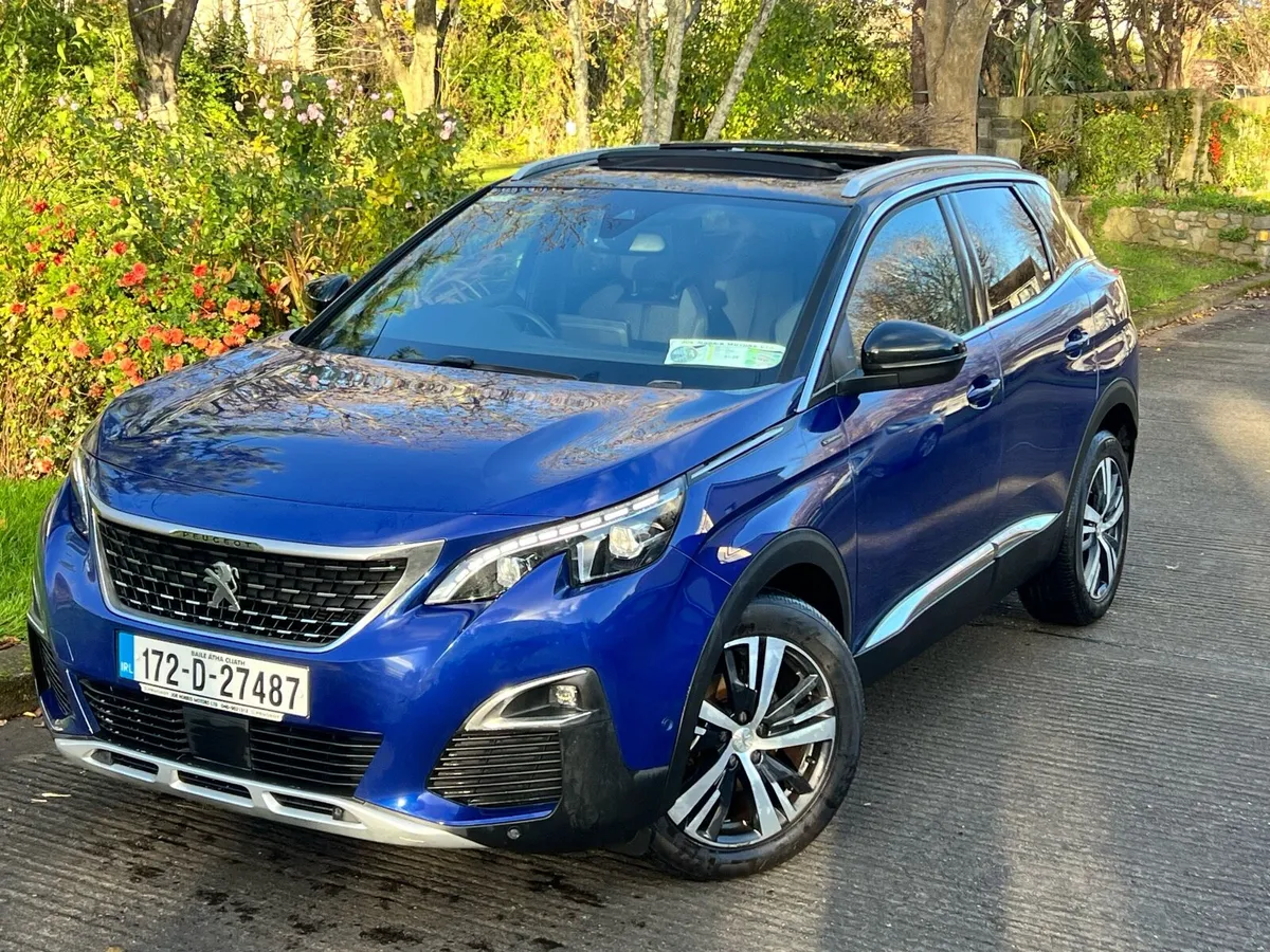 172 PEUGEOT 3008 1.6 HDI GT LINE AUTO GLASS ROOF - Image 1