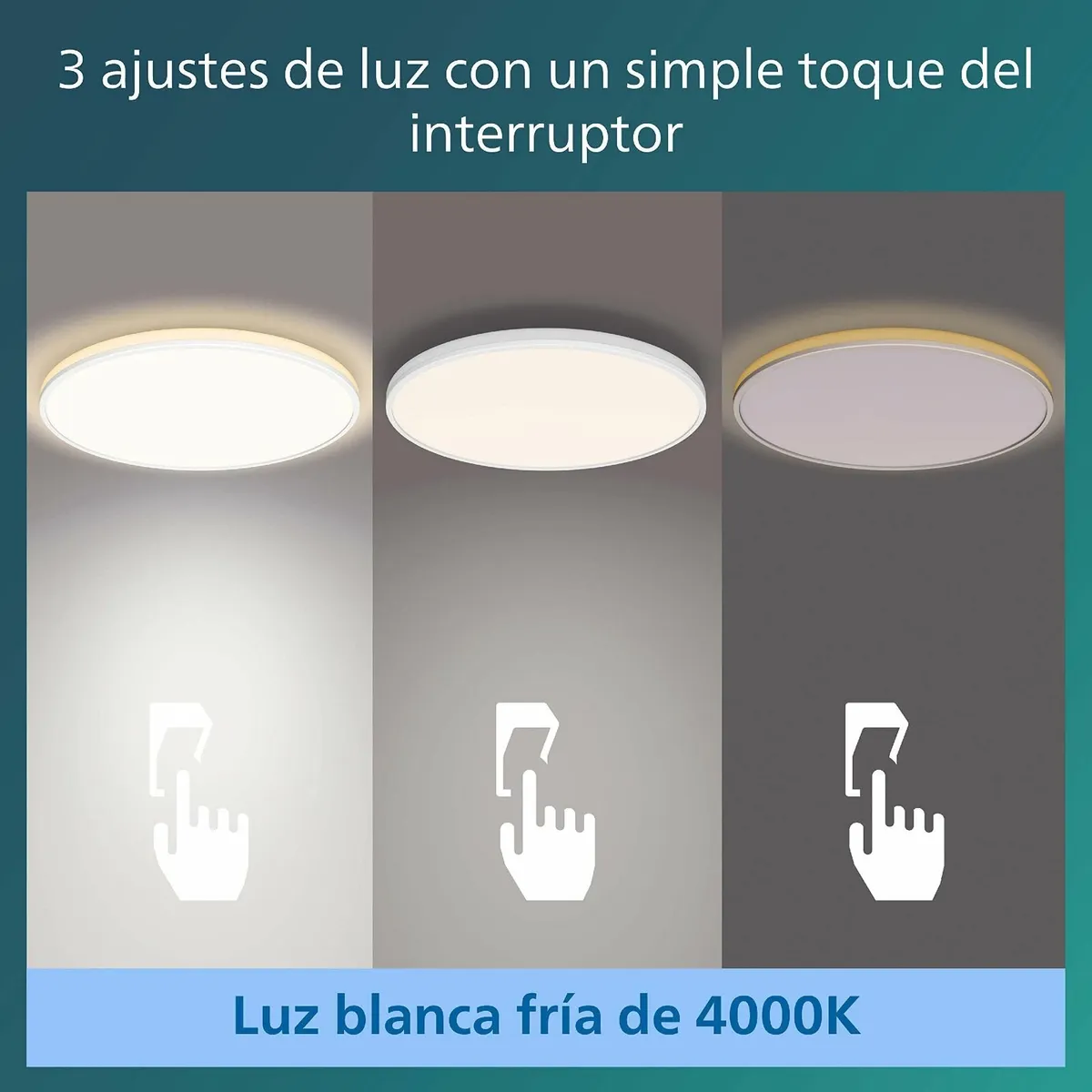 LED Superslim Linear Ceiling Light 36W 4000K Cool - Image 4