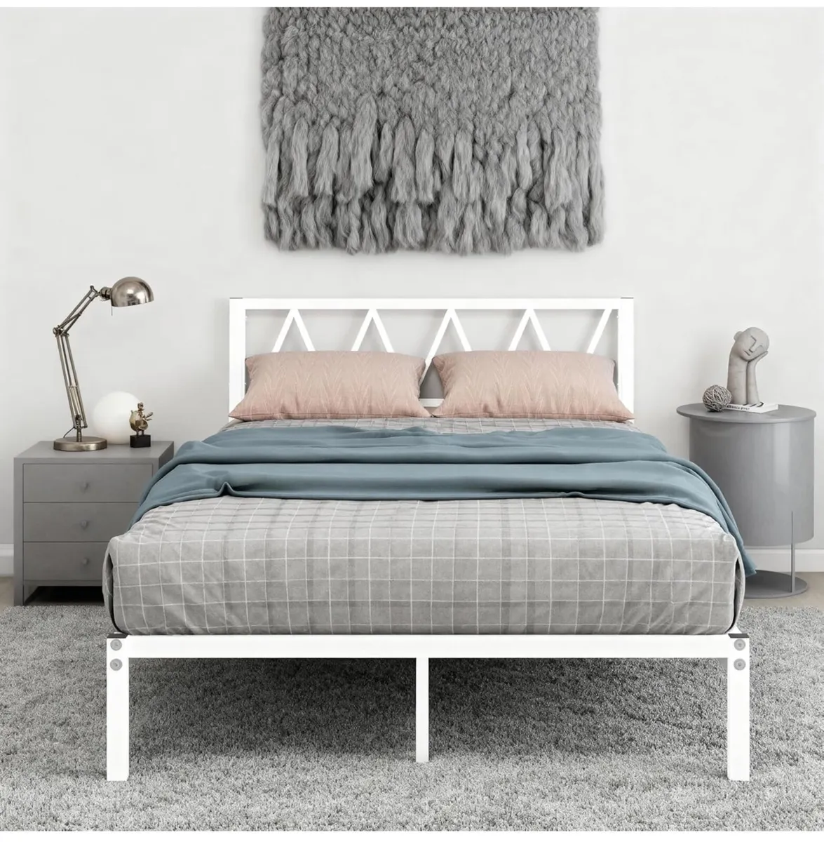 Double Bed Frame with Storage - Image 1