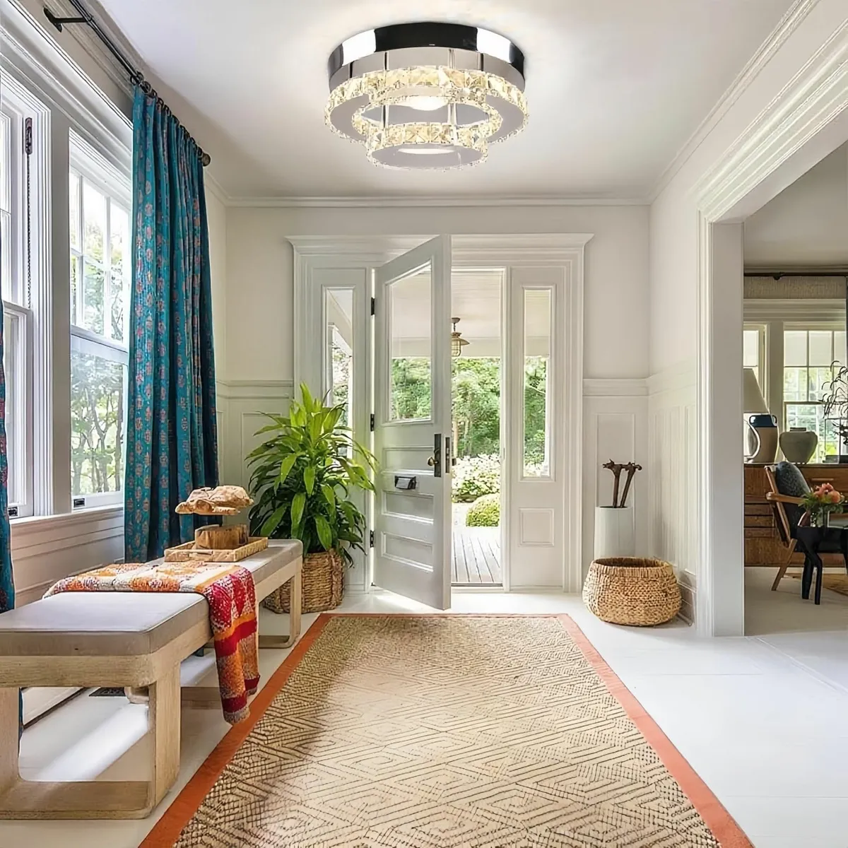 LED Flush Mount Ceiling Light Double Layered - Image 2