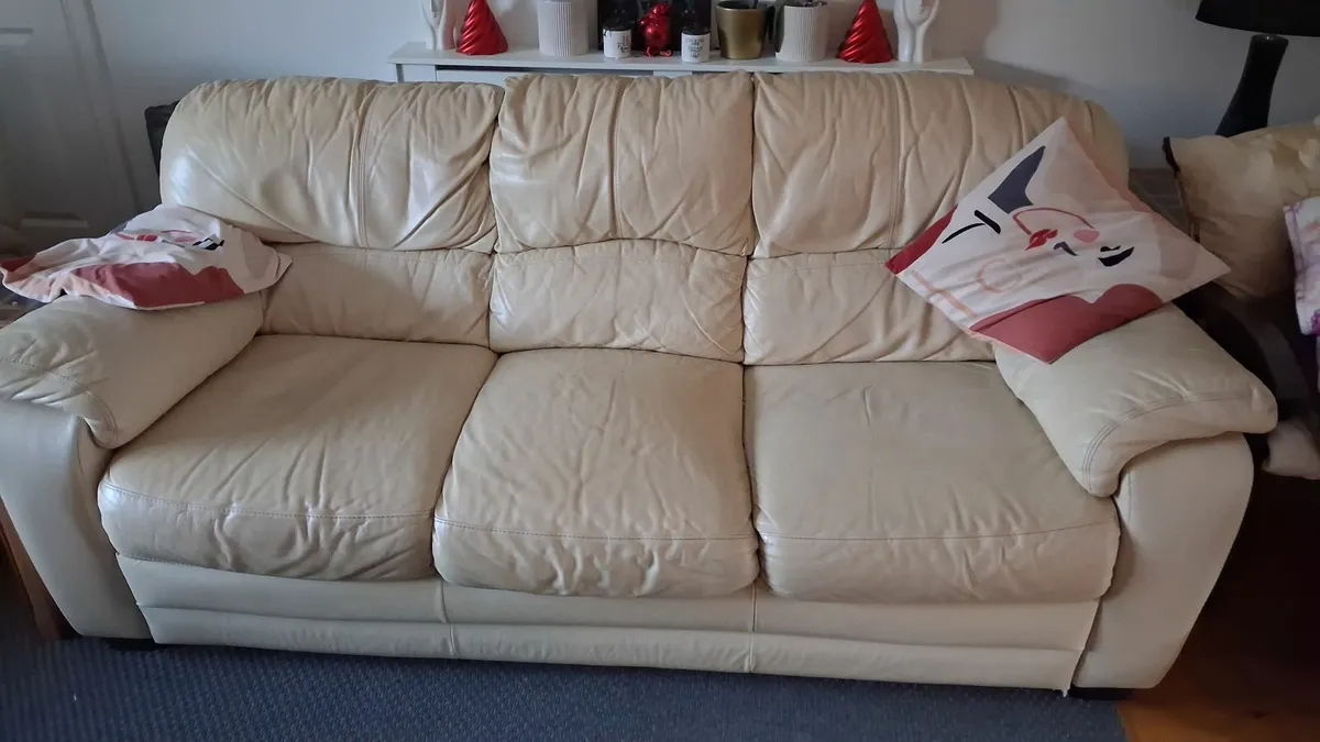 Leather Couch - Image 2