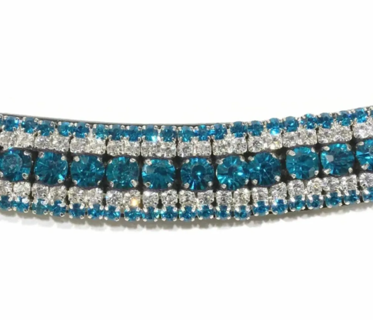 Crystal browband for Horses full size 16" NEW - Image 1