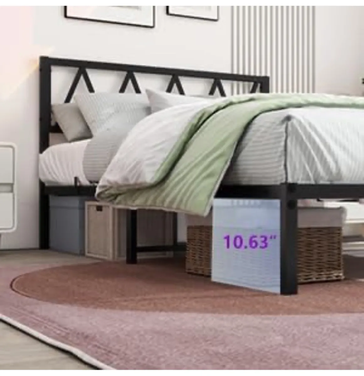 Double Bed Frame with Storage - Image 3