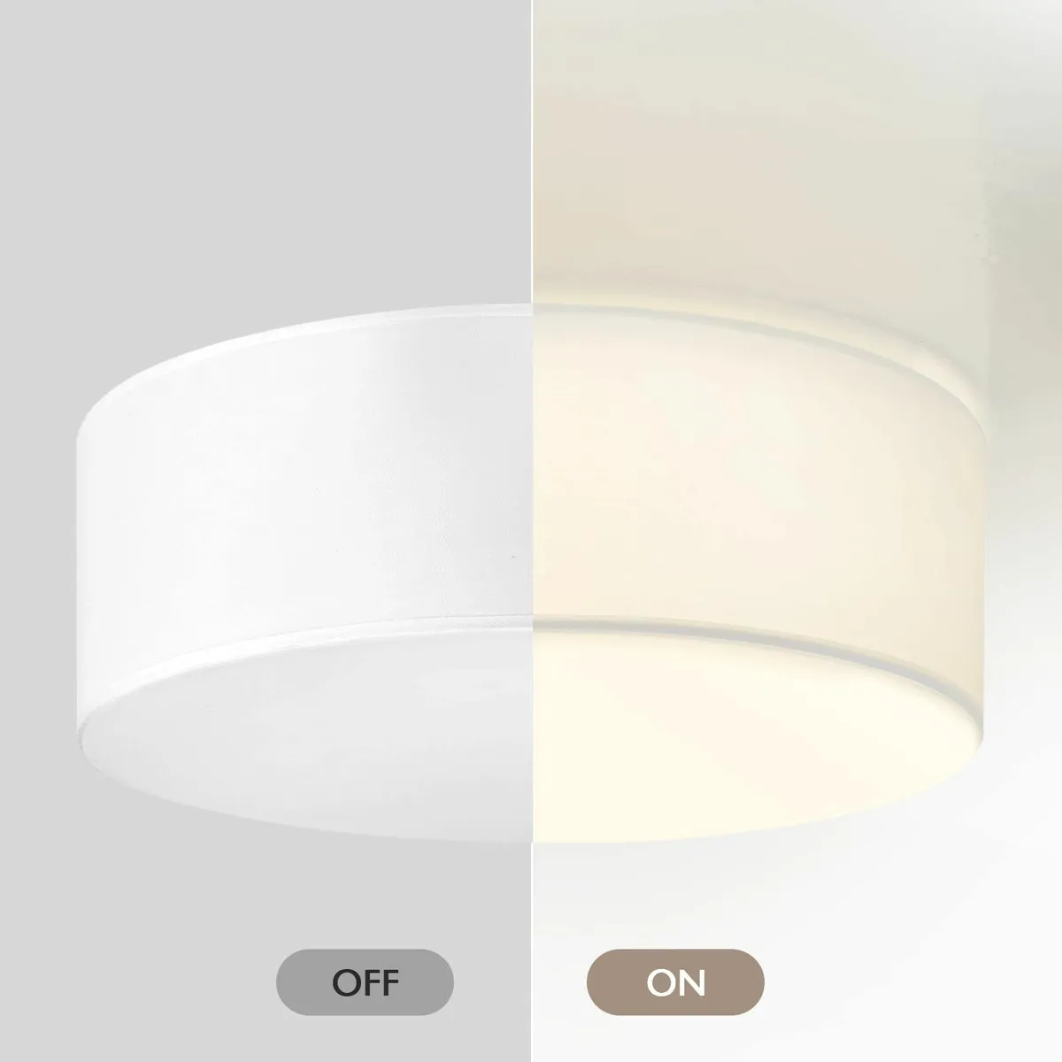 18-Inch Large Flush Mount Ceiling Light Fixture - Image 4