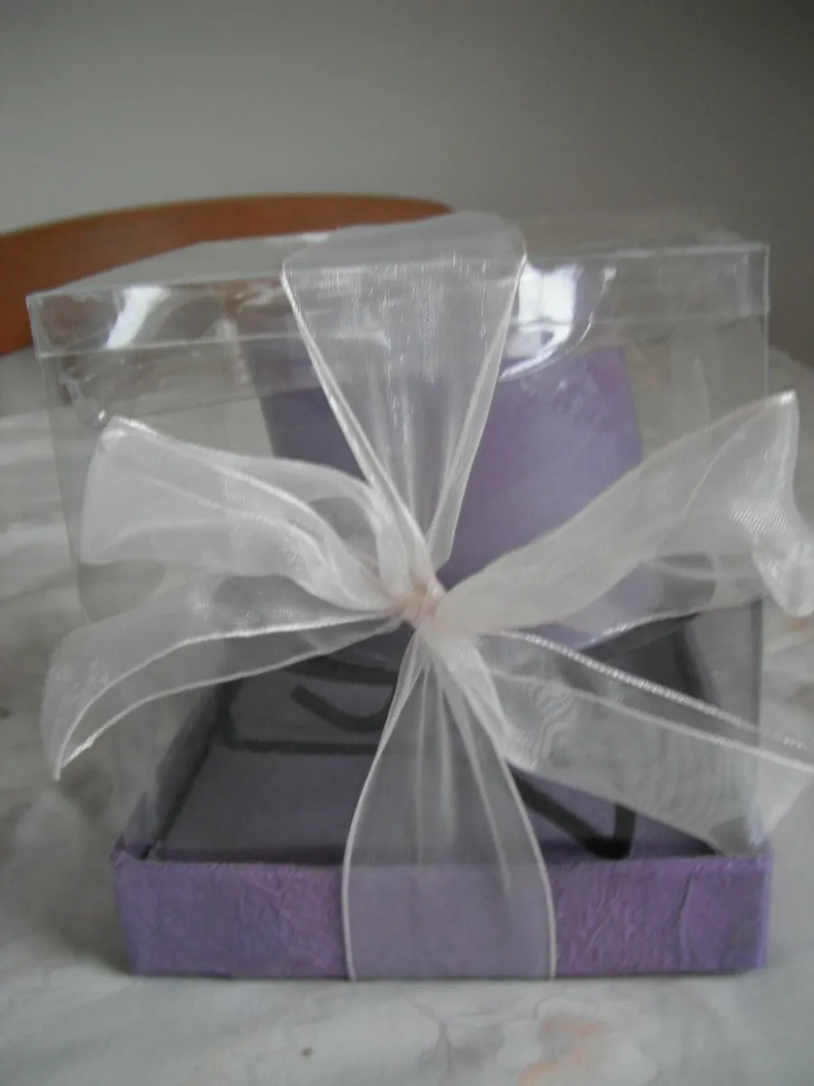 Purple Candle on Wrought Iron Stand for Sale - Image 3