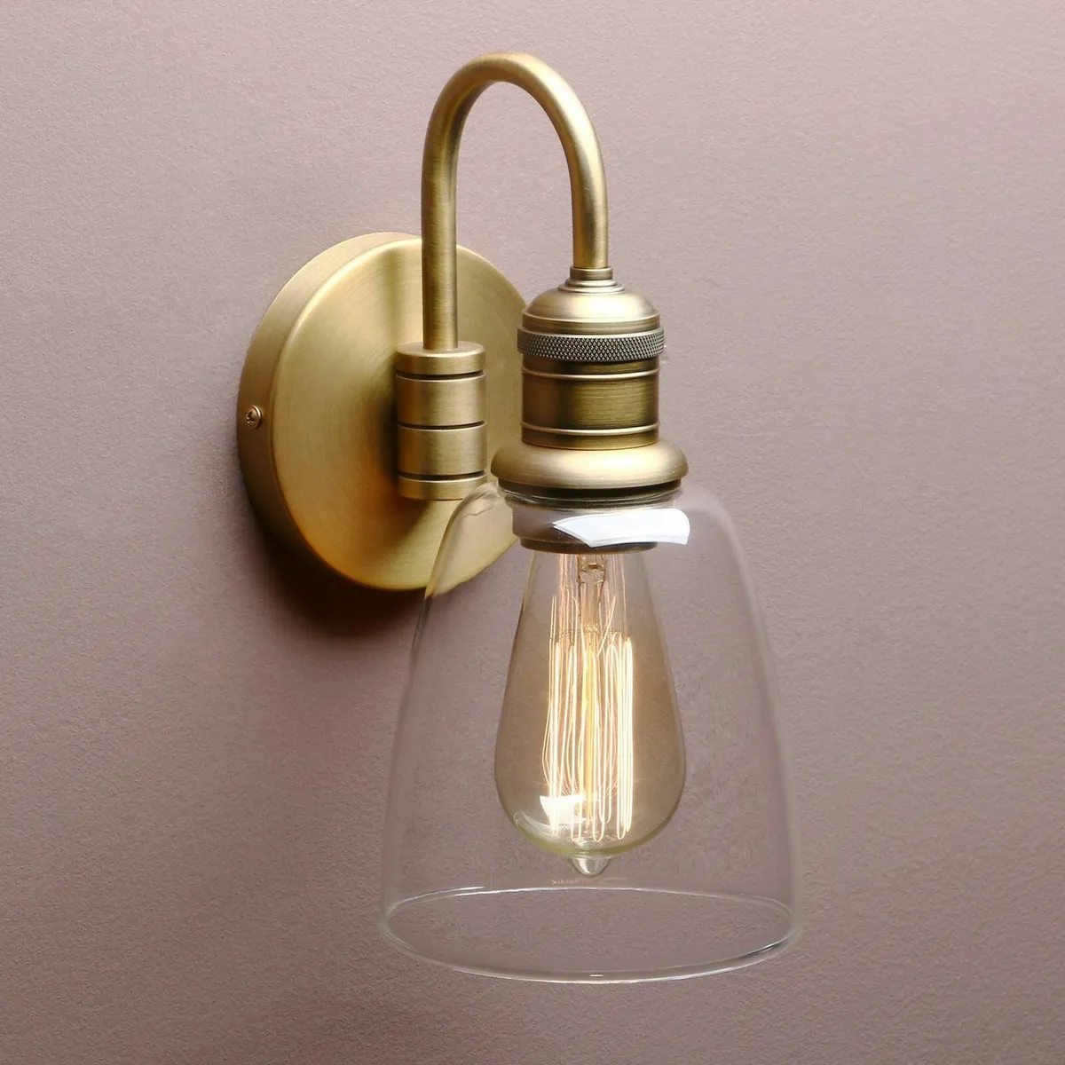 2 Sets of Vintage Elegant Glass Sconce Wall Light - Image 2