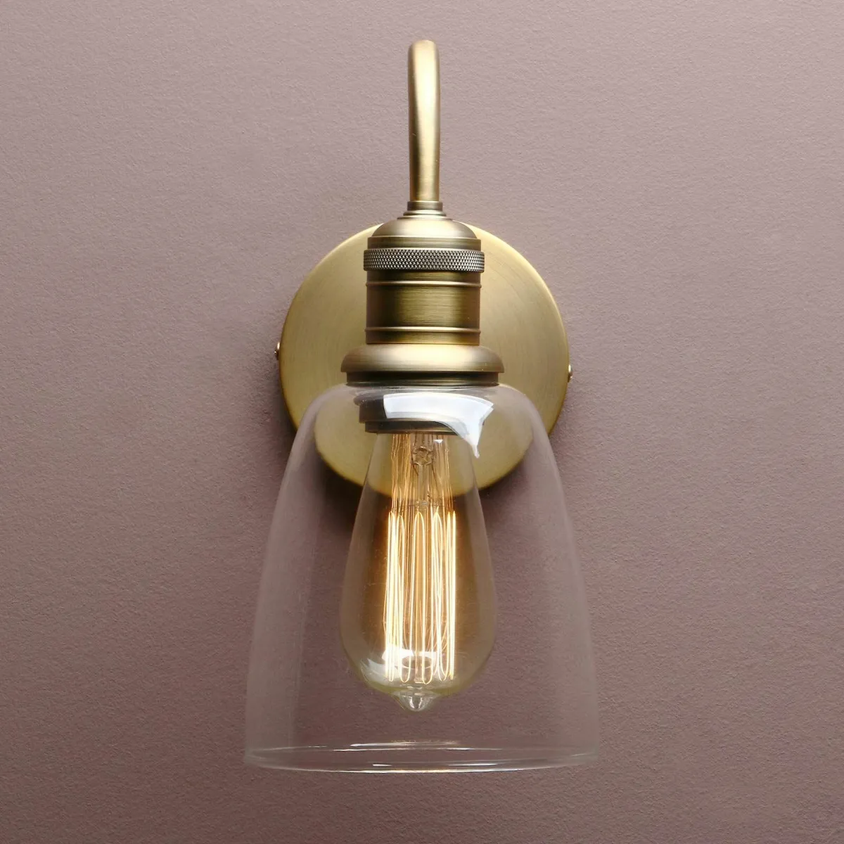 2 Sets of Vintage Elegant Glass Sconce Wall Light - Image 4