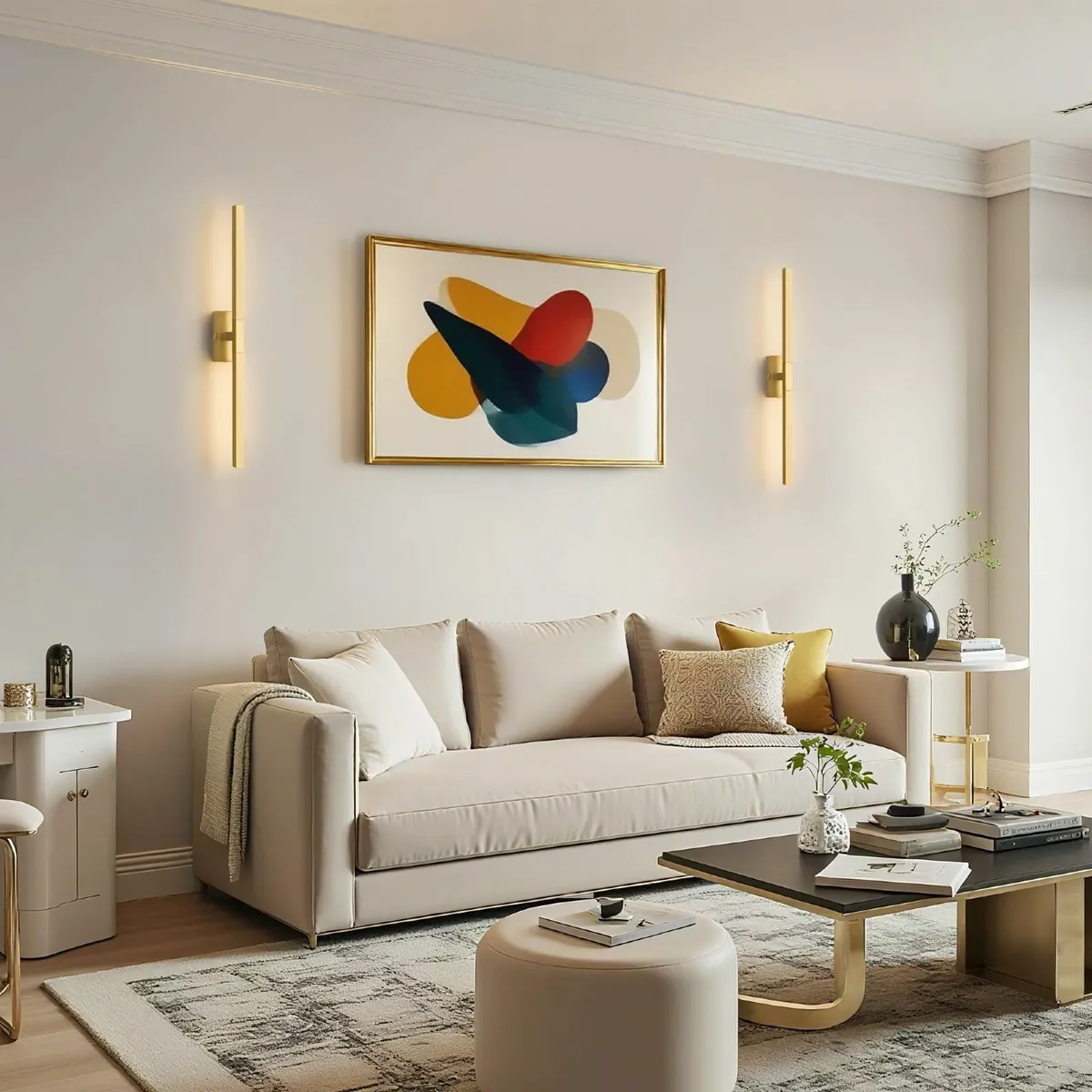 Wall Lights Gold LED Sconce Light 360degrees - Image 2