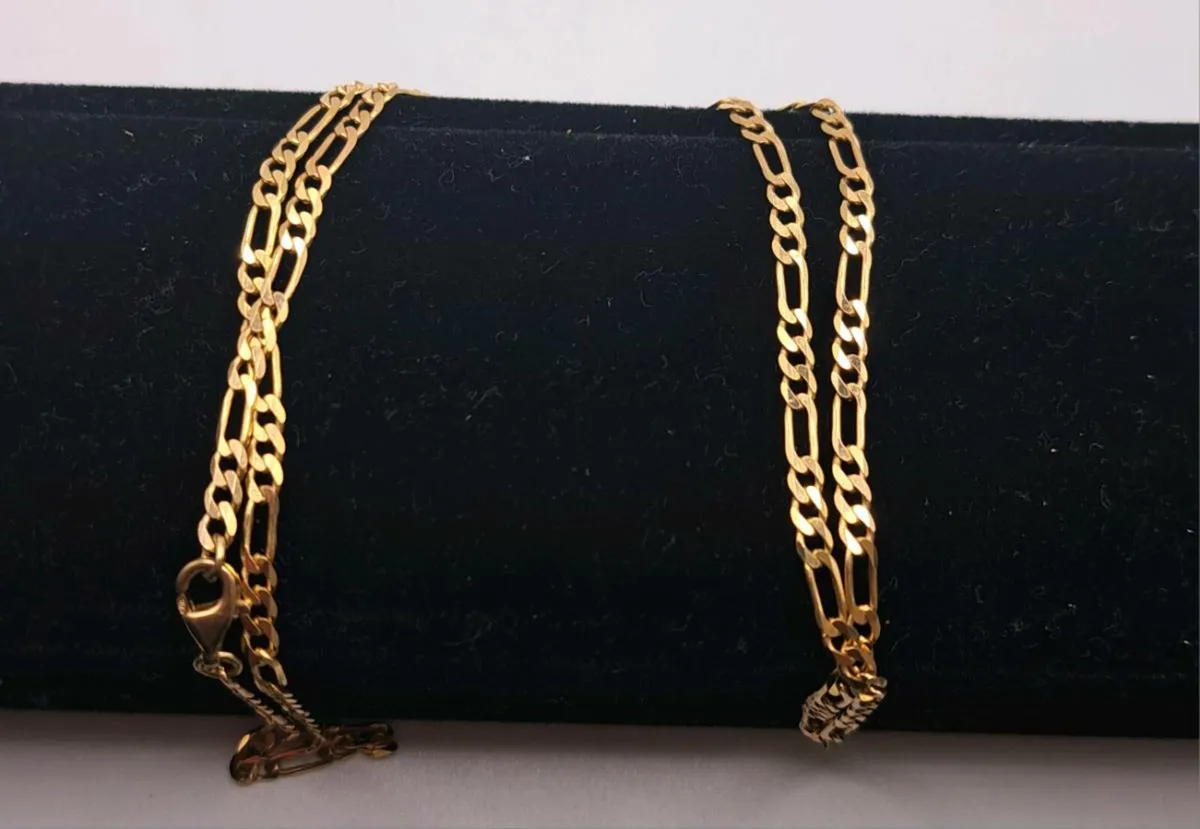 9ct yellow gold necklace - Image 1