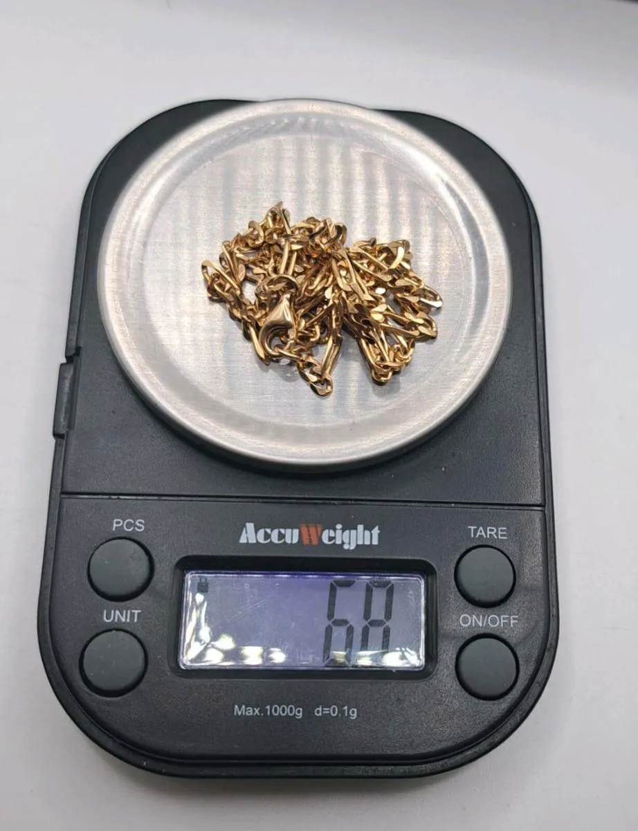 9ct yellow gold necklace - Image 4