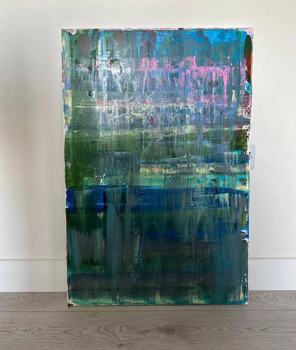 Original large abstract painting - Image 1