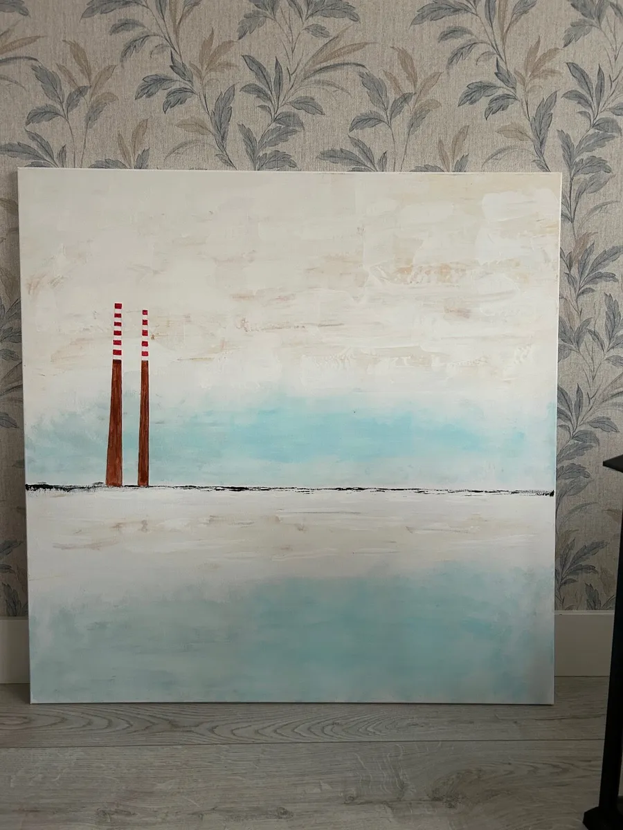Poolbeg chimneys painting - Image 2