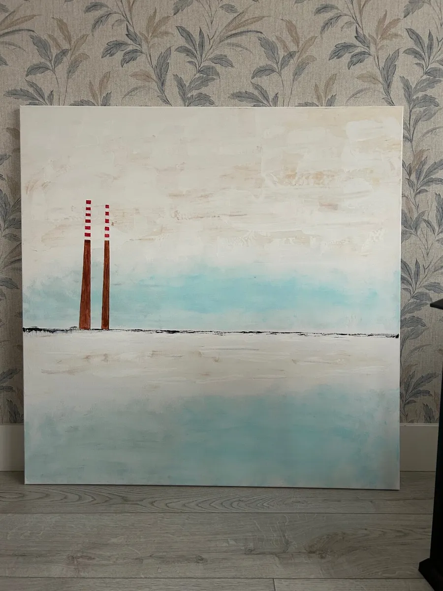 Poolbeg chimneys painting - Image 4