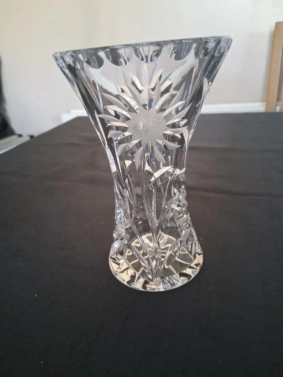Crystal Cut Vase - Image 1
