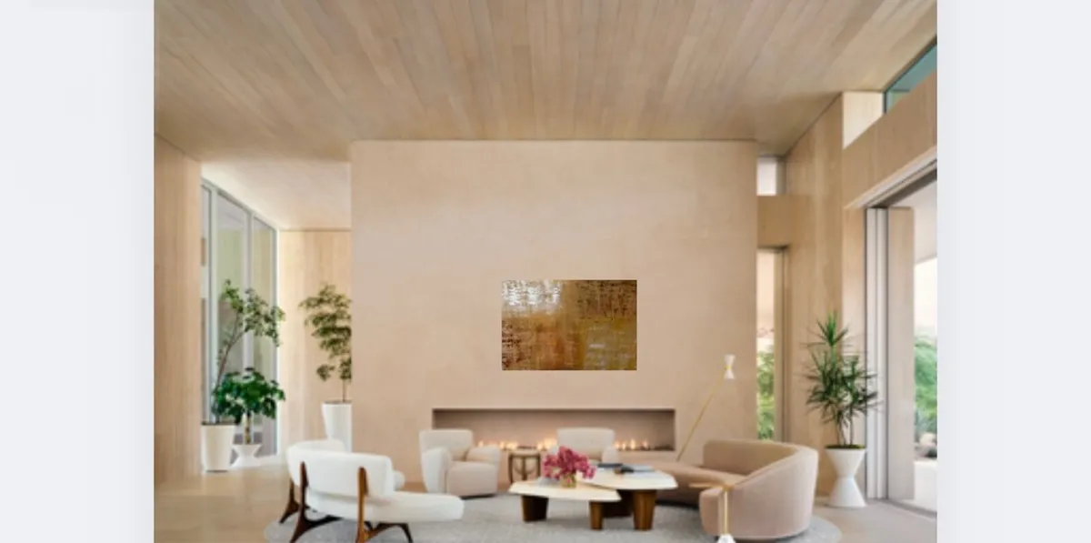 “Warmth of absence “ abstract painting - Image 1