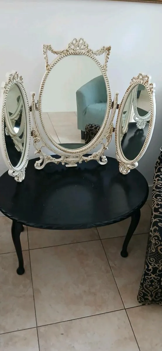French style dressing table mirror - Image 3