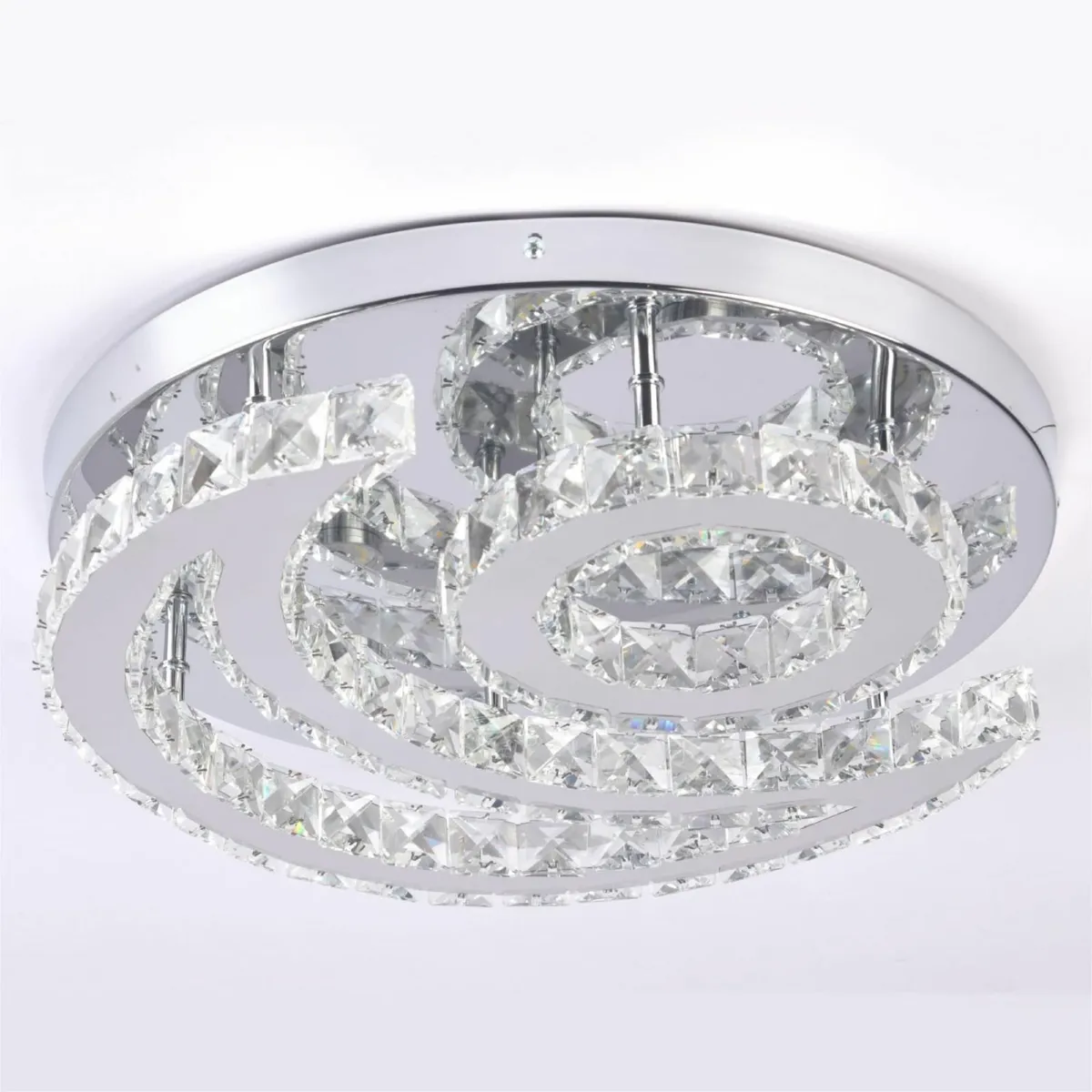 15.7 Modern Crystal Chandelier Ceiling Lights - Image 2