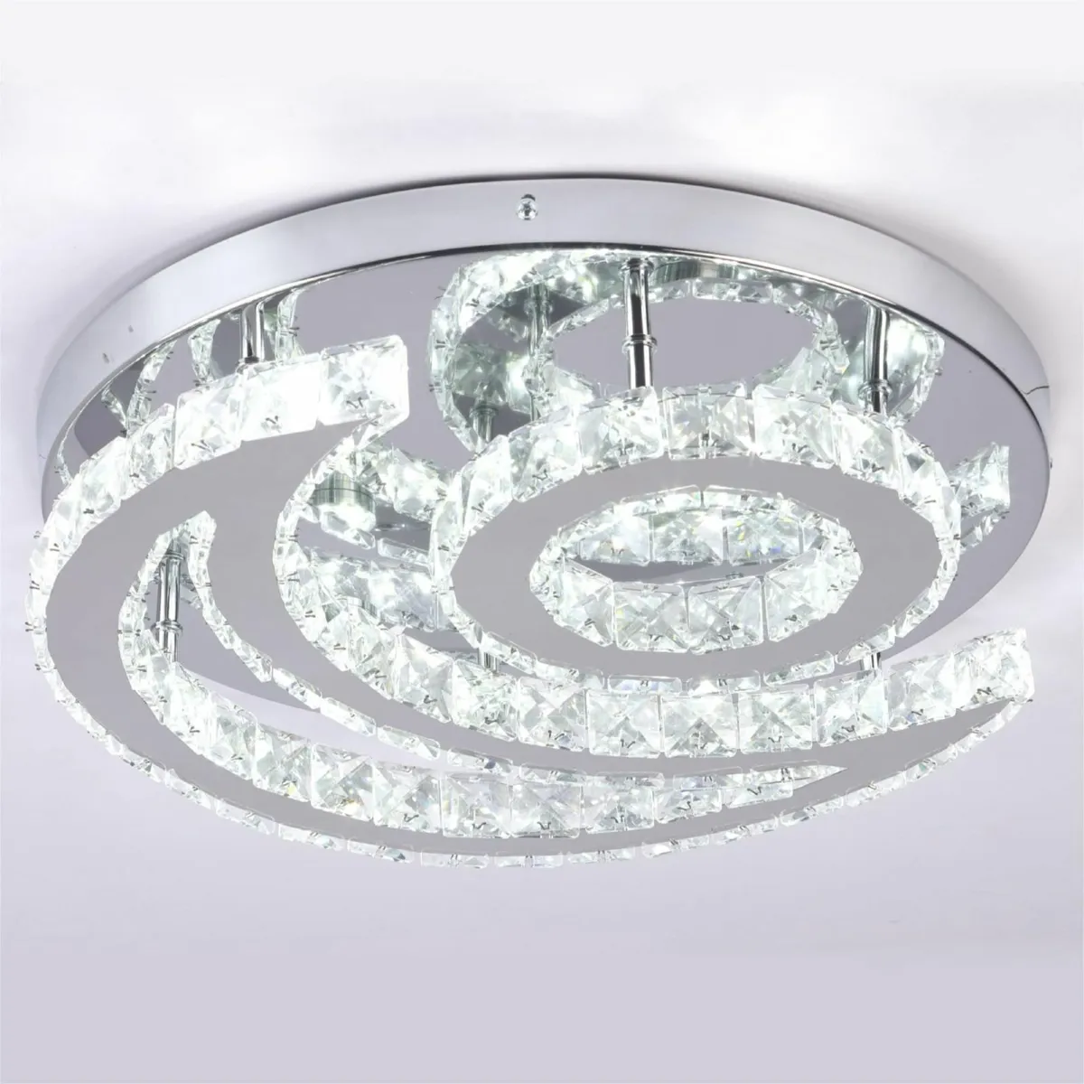 15.7 Modern Crystal Chandelier Ceiling Lights - Image 4