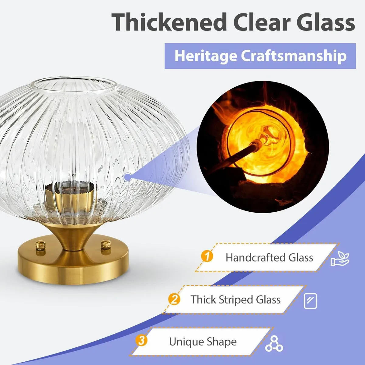 Ceiling Lights 9.45'' Gold Chandeliers Light - Image 4