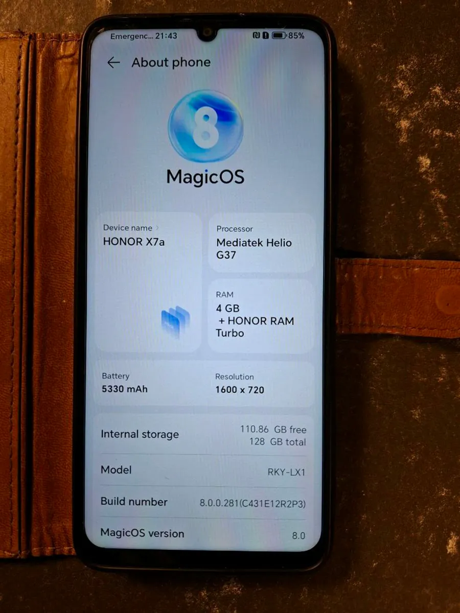 Phone HONOR X7a - Image 1