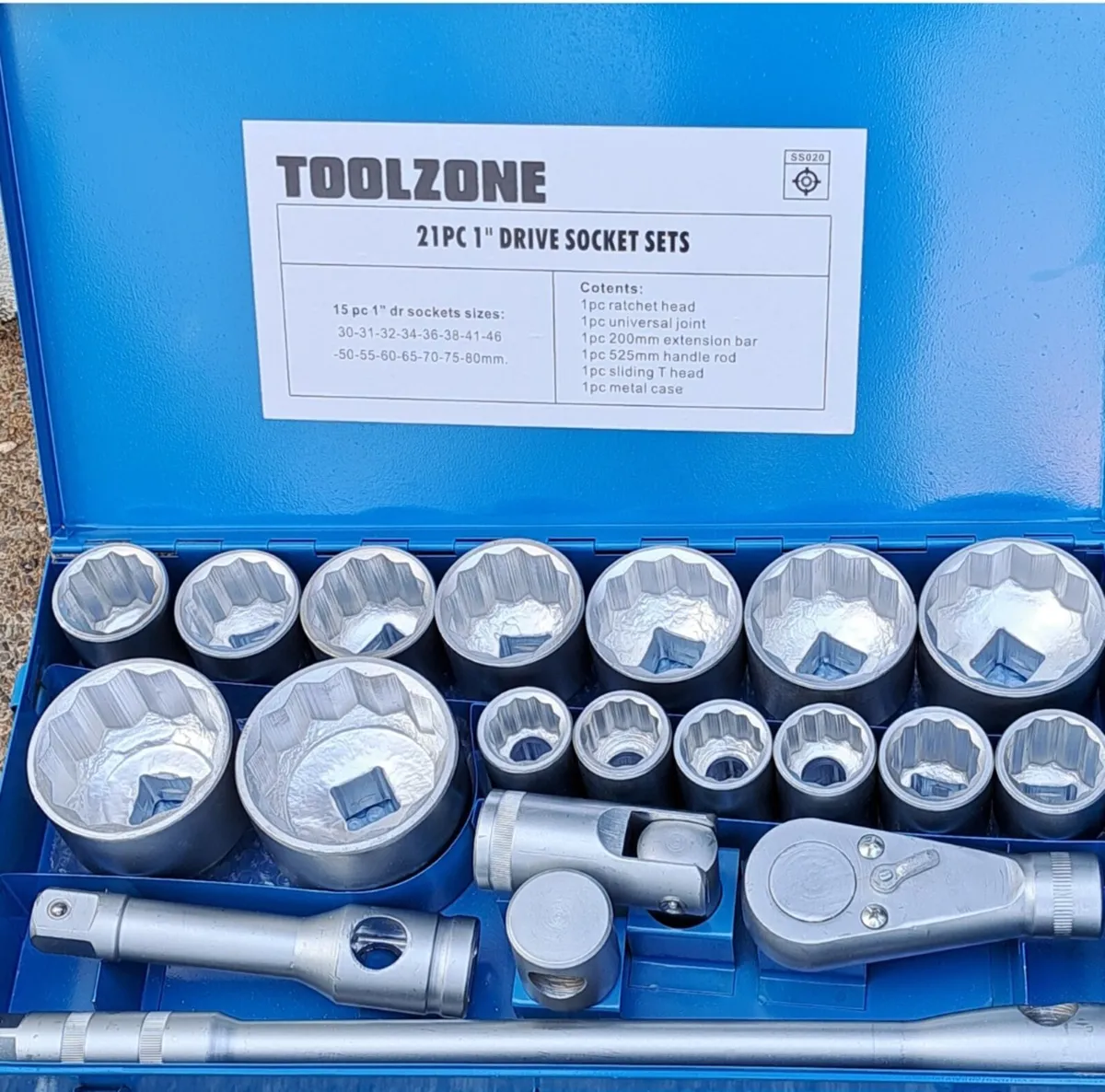 1inch socket set 21piece