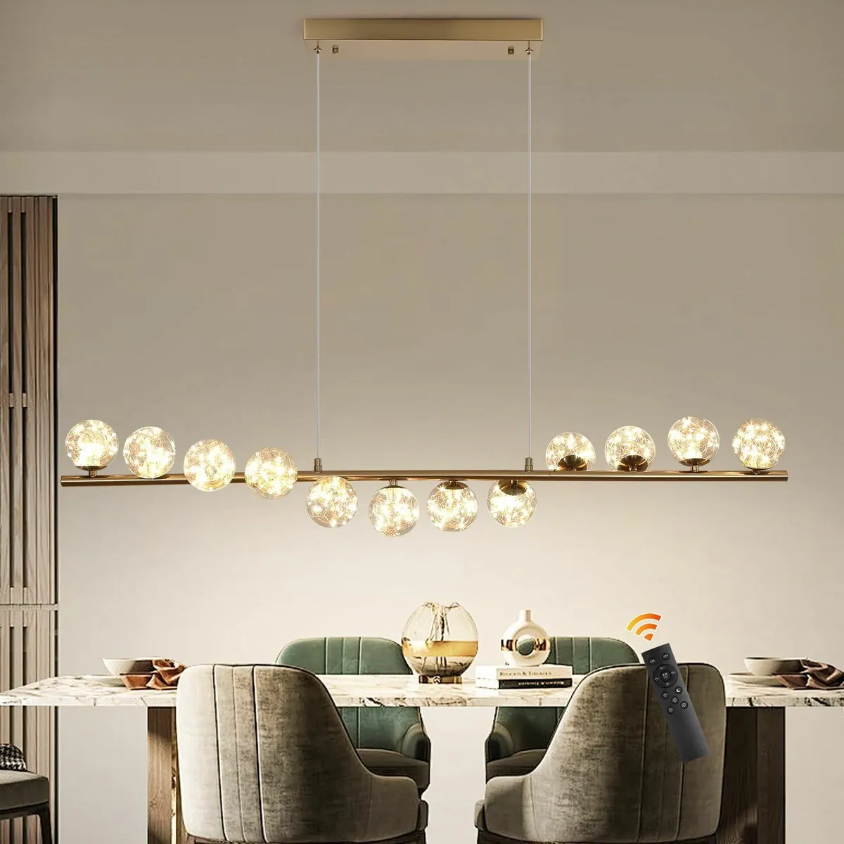 Modern Globe Chandelier Ceiling Light 120CM 12 - Image 1