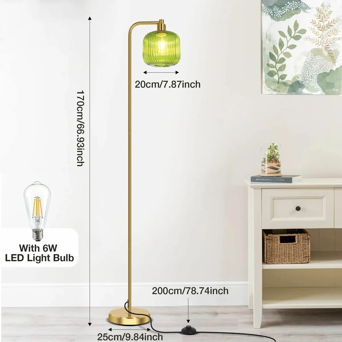 Floor Lamps for Living Room Modern Tall Pole - Image 2