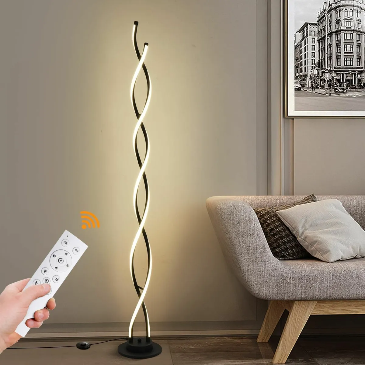 Floor Lamp LED Lamps for Living Room 3 Color - Image 1