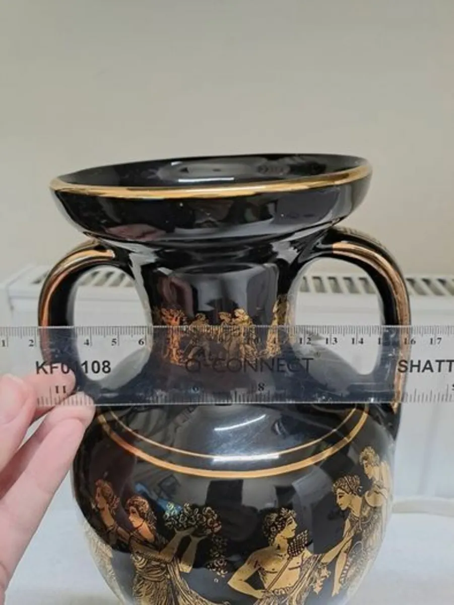 Large Vase with 24 k gold - Image 4