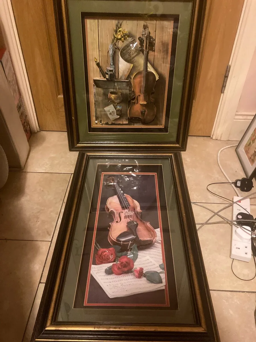 Decoupage framed free postage - Image 1