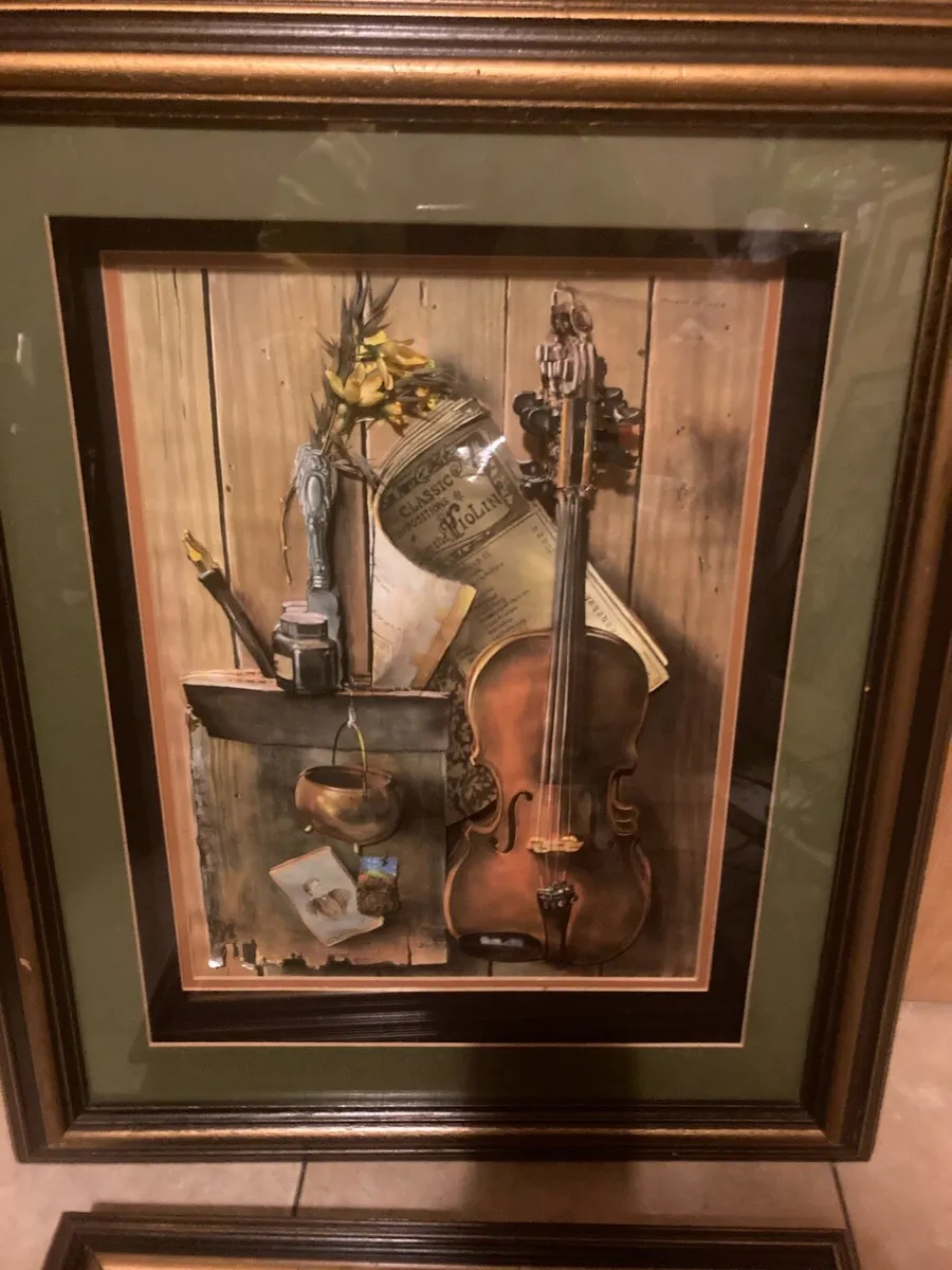 Decoupage framed free postage - Image 3