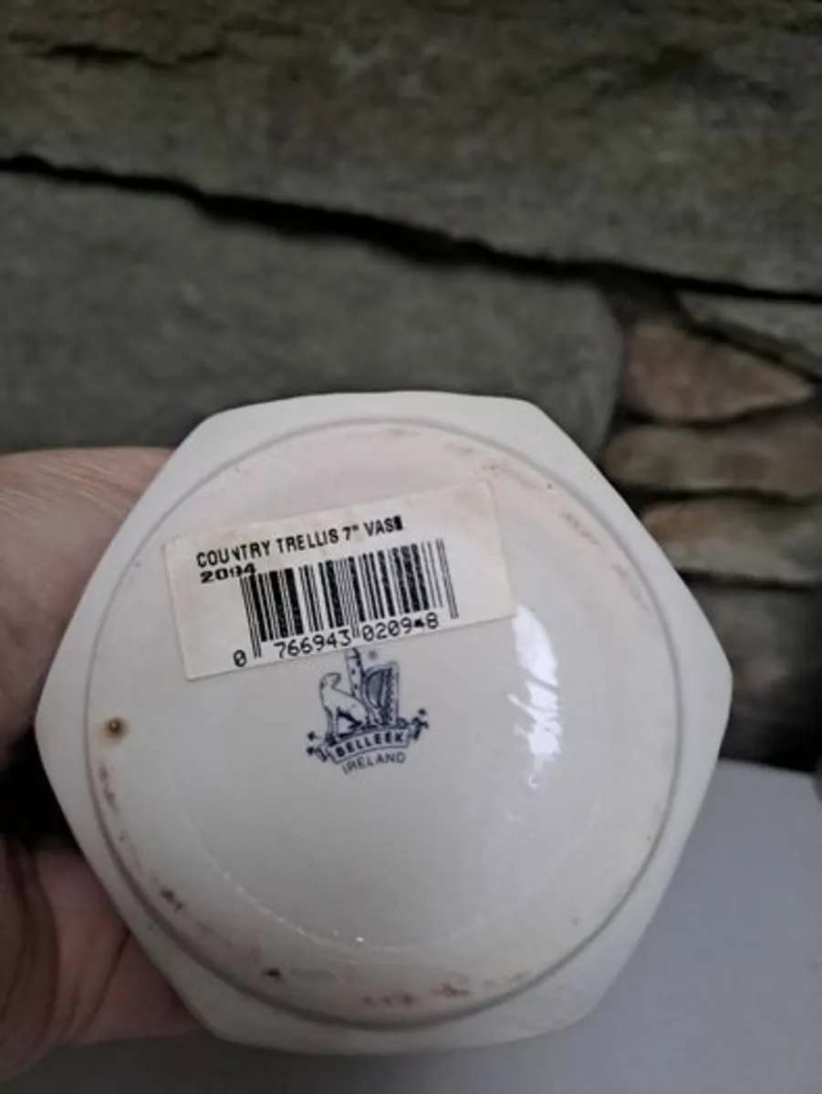 Belleek Country Trellis vase - Image 3